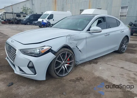 2020 Genesis G70 3.3T Awd из США, поврежденный, VIN KMTG54LE6LU048583